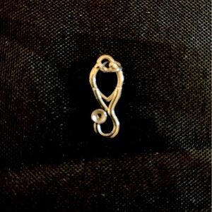 Stethoscope Charm, Silver Tone perfect for necklace, bracelet, pens, p…